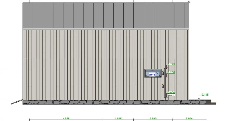 БарнХаус Карелия 22АК02-МП-5,0х9,5-80 м²